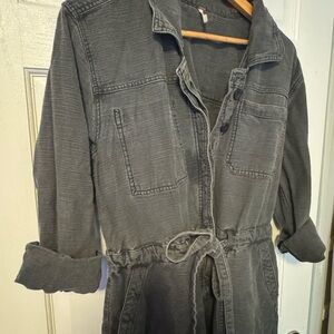 Free People Gray Jumpsuit